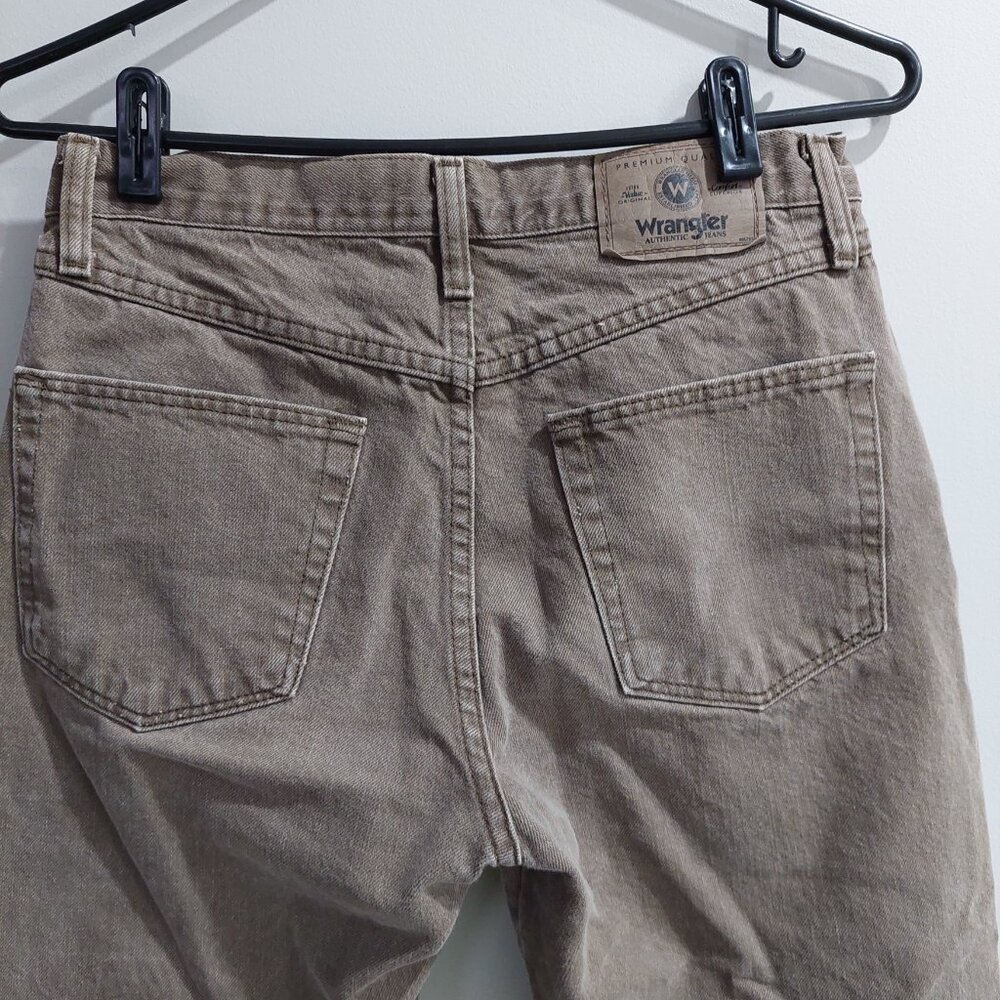 Vintage Wrangler Men's W30 x L30 Relaxed-fit Fit Jeans Brown